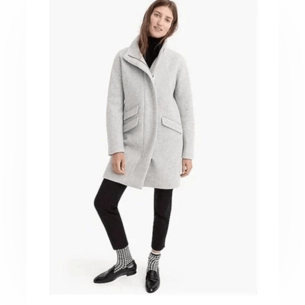 J. CREW ITALIAN STADIUM CLOTH WOOL COAT- by NELLO GORI - size 22